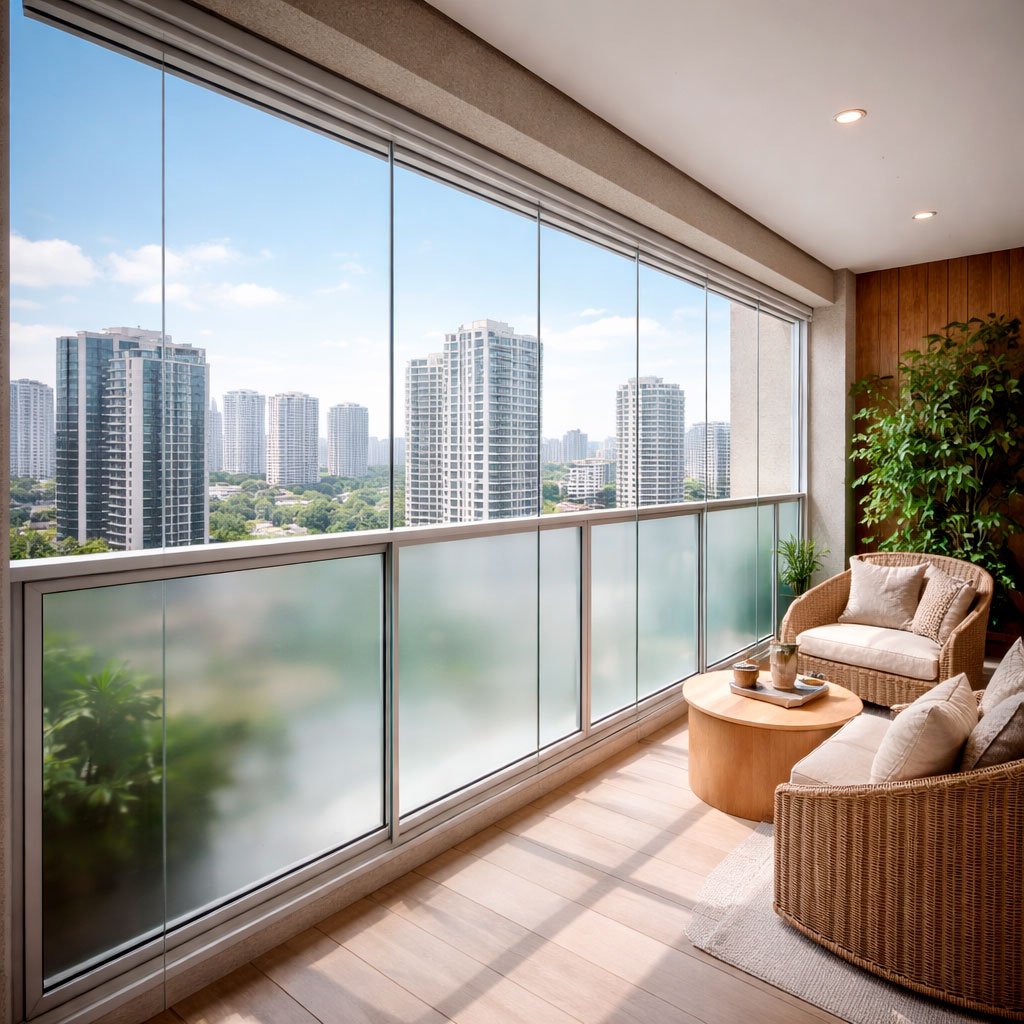 Vidraçaria Nascimento Glass - Envidraçamento de Sacada